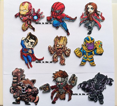 Neu 2024 hochwertiger Avengers Star Lord Rocket Guardians of Galaxy Aufnäher Aufbügeln