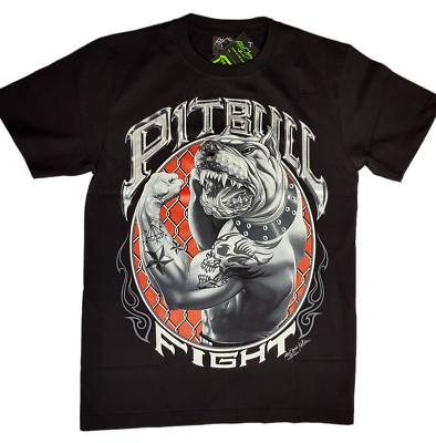 PITBULL 3D REAL PIERCING T SHIRT M L XL 2XL 3XL GLOW IN THE DARK PARTY