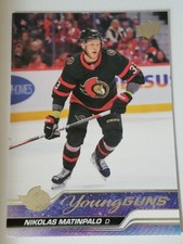 2023-24 Upper Deck Series 2 # 495 Nikolas Matinpalo Young Guns Senators