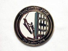 2008 Forged in Fire LE - Polished Gold Finish - New Unactivated Geocoin