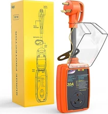 Nilight 30Amp RV Surge Protector Circuit Analyzer 2100 Joules Voltage Monitor