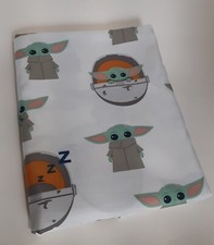Full Size Bed Sheet Top Flat Star Wars Baby Yoda