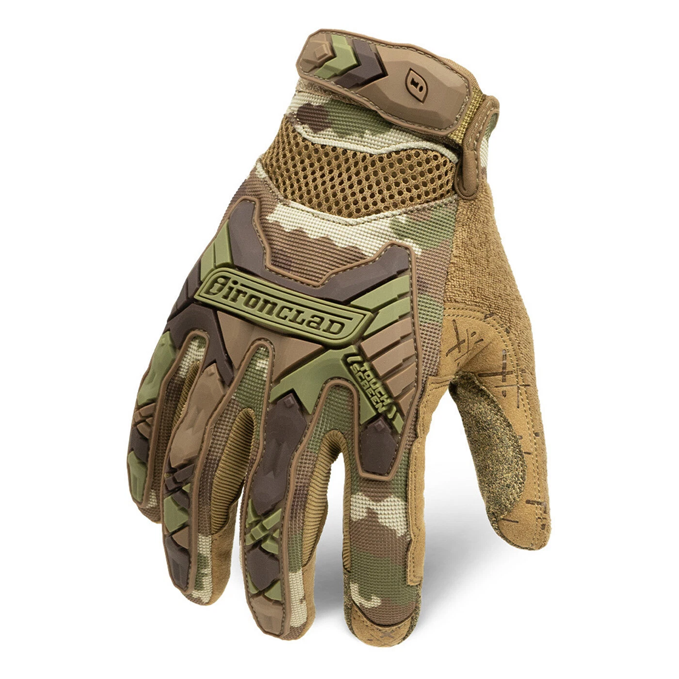 Ironclad Tactical Impact Gloves Camo Men's Military Army Airsoft Knuckle