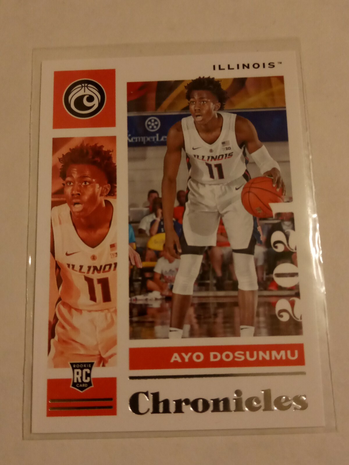 2021-22 AYO DOSUNMU PANINI CHRONICLES DRAFT PICKS #19 ROOKIE RC CARD BULLS PWE