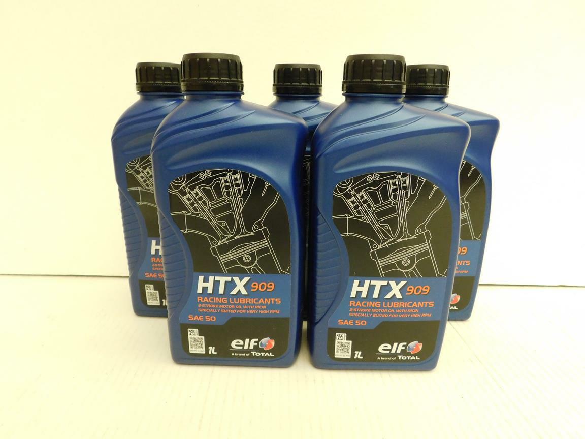 1 Liter Rennöl ELF 25,80€/l ELF HTX 909 5 X 1 Liter 2-Takt Mischöl