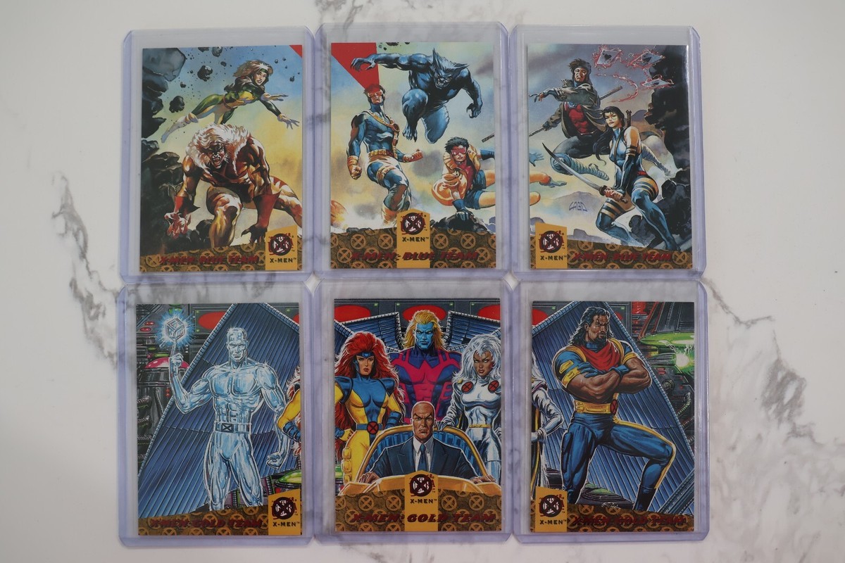 1994 Fleer Ultra X-Men Blue and Gold Team Triptych Insert Chase