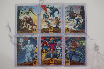1994 Fleer Ultra X-Men Blue and Gold Team Triptych Insert Chase