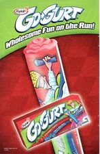 2006 YOPLAIT GO GURT YOGURT Snack Food PRINT AD - WHOLESOME FUN ON THE RUN