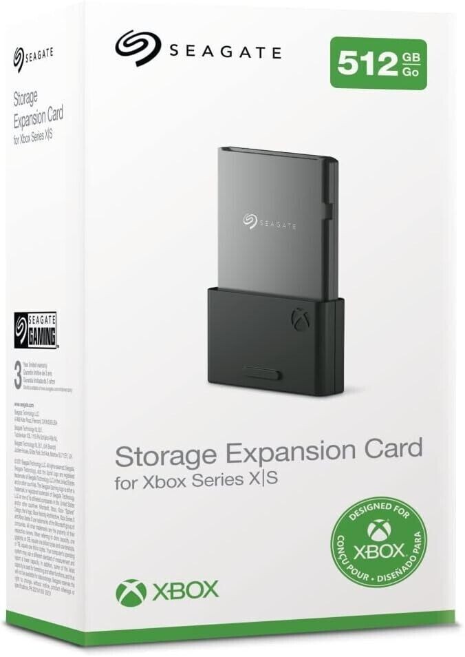 Seagate Storage Expansion Card per Xbox Series X S, 512 GB, SSD NVMe esterno