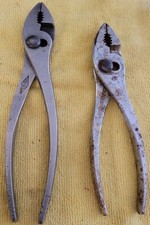 Vintage Diamond Duluth Slip Joint Pliers K38 K36 6" 8" Inch Lot Of 2pc