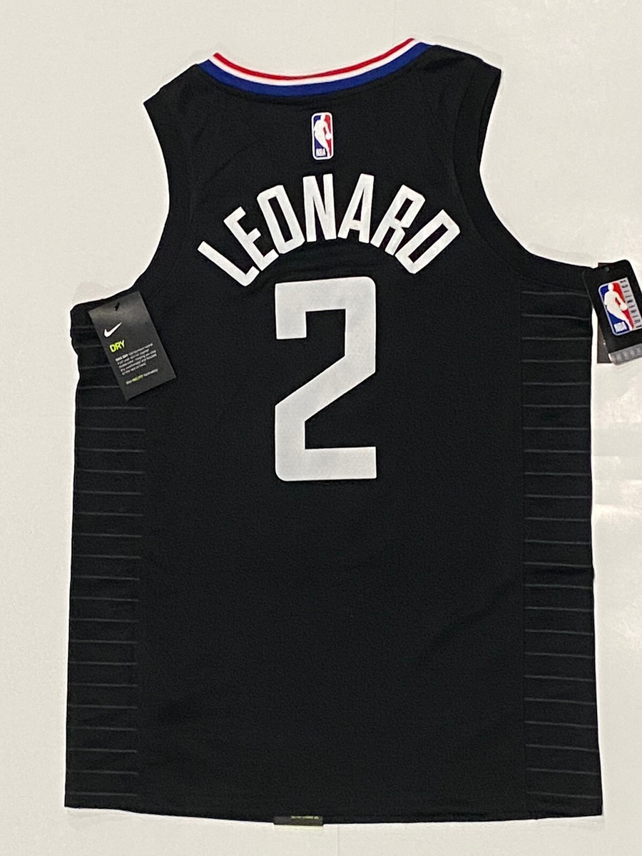 New Mens NBA Kawhi Leonard #2 Los Angeles Clippers Black
