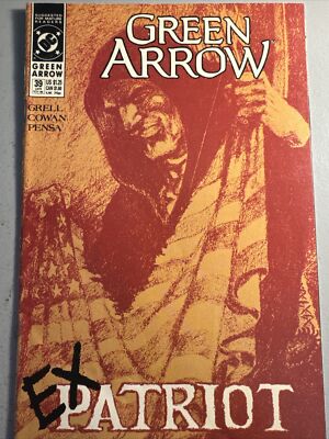 Green Arrow #39 1990 Mike Grell DC Comics Book
