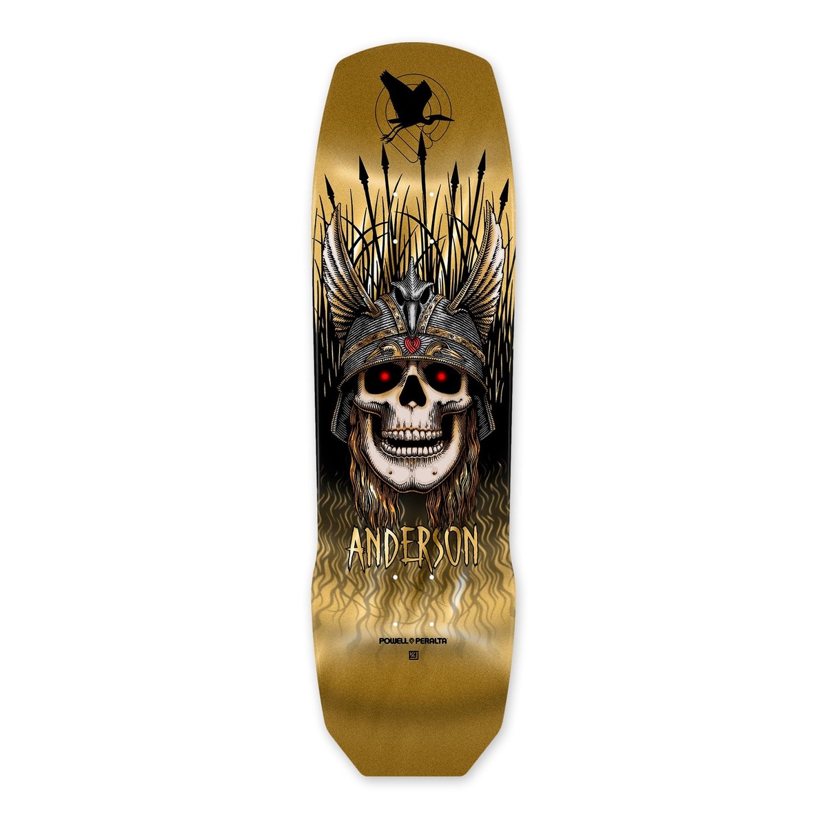 スケートボード POWELL PERALTA Powell Peralta Slappy Prop Head Skateboard Deck - 8.5 x 30.5