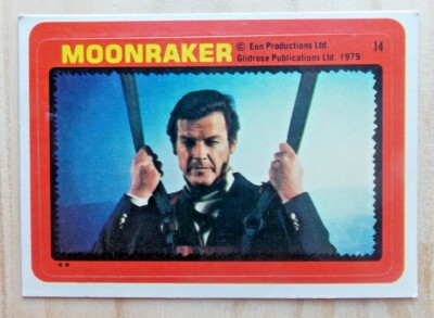 1979 JAMES BOND 007 MOONRAKER -- Topps & Monty Gum -- TRADING & STICKER CARDS