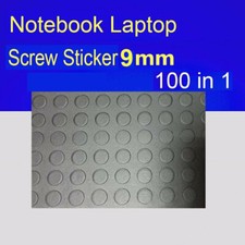 Self-adhesive Screw Covers Caps Dustproof Sticker for Laptop PC 9mm 100 in 1