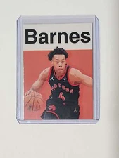 Scottie Barnes Artist Signed Basketball Art Card 1/10