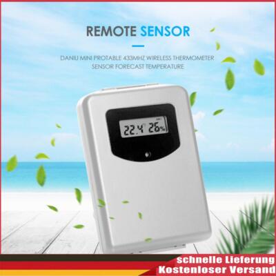 433MHz Remote Digital Wireless Thermometer Sensor Humidity Hygrometer Monitor