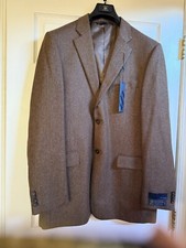 JOSEPH ABBOUD CLASSIC MEN'S NEW BROWN CASHMERE JACKET BLAZER 42L