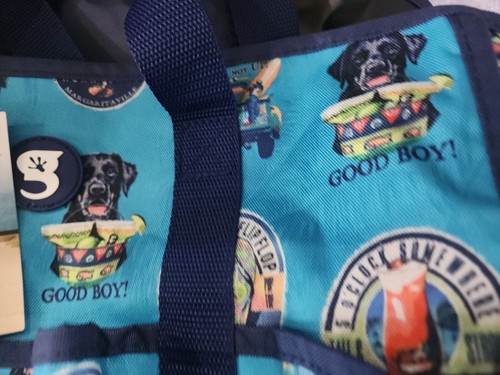 Brand New! Gecko brands 8 Pocket Utility Tote Blue Margaritaville Jimmy Buffett - Picture 5 of 14