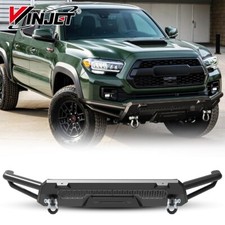 Stubby Steel Front Bumper Set For 2016-2023 Toyota Tacoma W2d-rings Shackles Stubby Steel Front Bumper Set For 2016-2023 Toyota Tacoma W2d-rings Shackles
