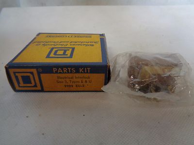 NEW SQUARE D CLASS 9999 EU-2  INTERLOCK KIT SIZE 3  TYPES E,U 
