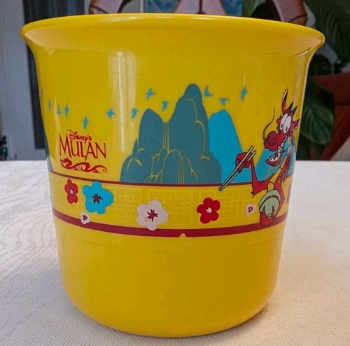 Tupperware Disney's Mulan 1 Tasse Neue Trink-Palette, 350ml, gelb, gebr, Rarität - Bild 7 von 8