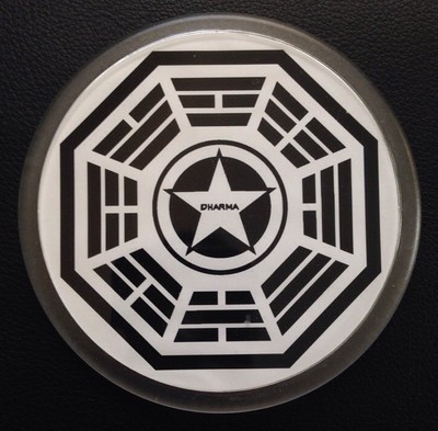 Lost Tv Series Dharma 1 Coaster  4x4