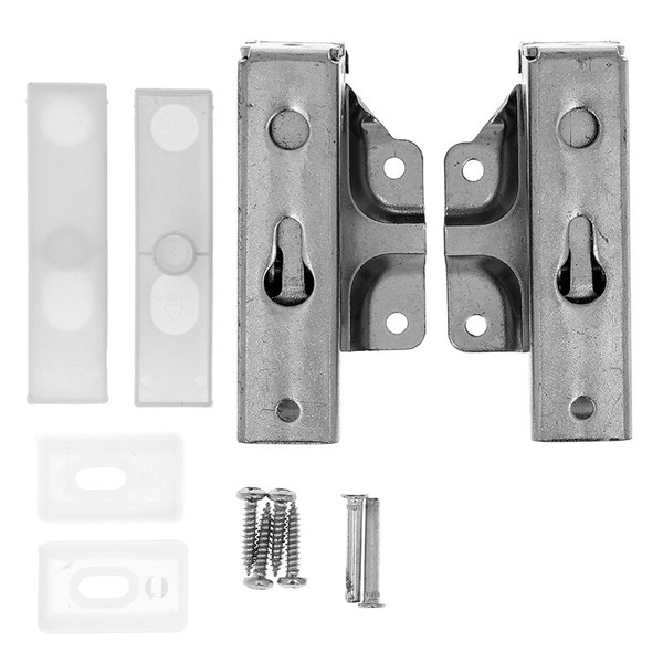 Kit integrado de bisagras para puerta de refrigerador congelador Smeg izquierda derecha incorporada