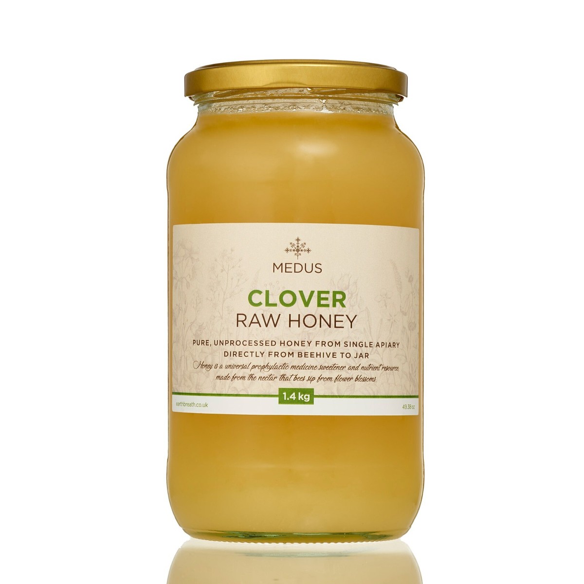 Clover Honey RAW UNPROCESSED PURE 100% NATURAL Unpasteurized