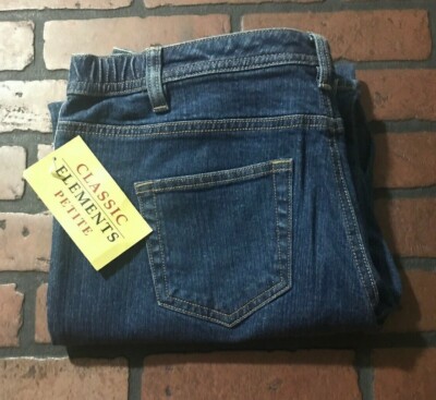 Classic Elements Women s Boot Cut Blue Jeans Size 14P Average Length