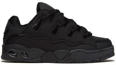 Osiris D3 OG Black Black Mens Skate Trainers Shoes