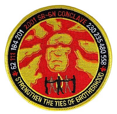Section SR-6N 2001 Conclave Pocket Patch  OA  BSA