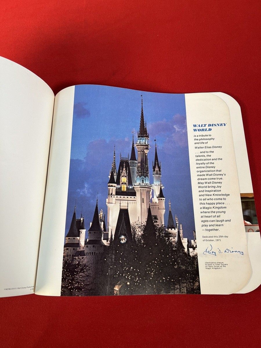 Vintage 1978 The Story of Walt Disney World Commemorative Edition