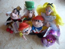 NWT, 17316  17918 ALICE IN WONDERLAND,Disney Mini Bean Bag Plush Set