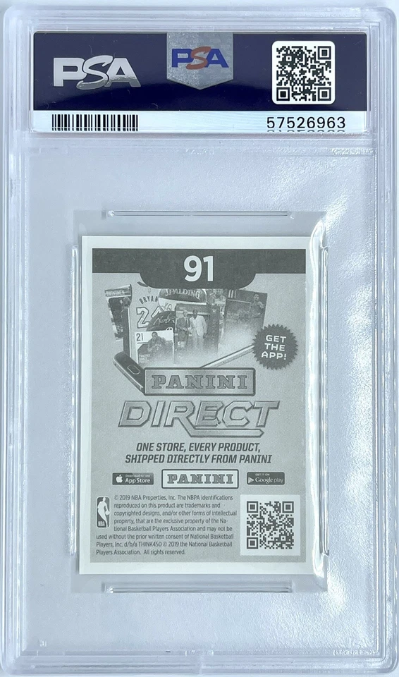 2019-20 Panini Tyler Herro Rookie RC Stickers PSA 10 GEM MINT Miami Heat 🔥📈 - Image 2 of 3