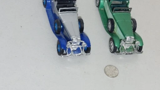 Matchbox Models of Yesteryear Y-4 1930 Modelo J Duesenberg Verde Azul Foto 2 de 4