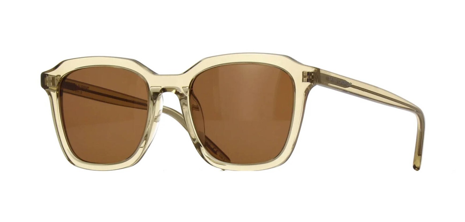 Saint Laurent SL 457 Occhiali da sole cristalli gialli marroni (004)