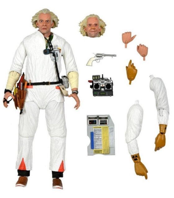 Figurine NECA Doc Brown pour décorer votre bureau de geek