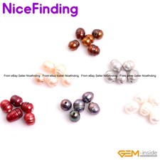 10-11mm Cultured Freshwater Pearl 2mm Large Hole Loose Beads For Jewelry Making