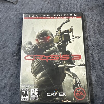 Brand New!!! Crysis 3: Hunter Edition (PC, 2013) Factory Sealed!! VIDEO GAME