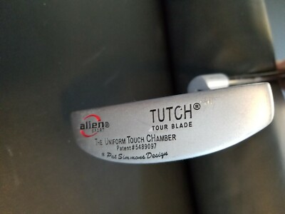 Putter Alien TUTCH Tour – Lame Droite 36 Pouces – Arbre Graphite Pat Simmons Design