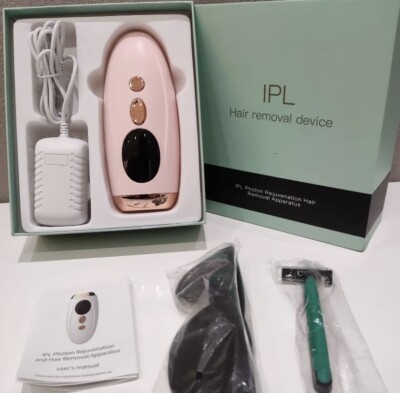 Körper Laser Haarentfernung leistungsstarke Maschine IPL permanenter schmerzloser Epilierer rosa