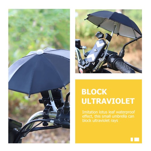4pcs Cell Phone Umbrella Sun Shade Lightweight Small Umbrellas - 第 11/12 張圖片