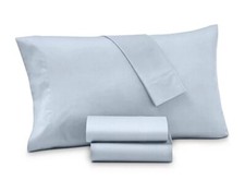 Charter Club Blue Sleep Luxe Flannel 4-Pc Sheet Set Full 100 Cotton Portugal