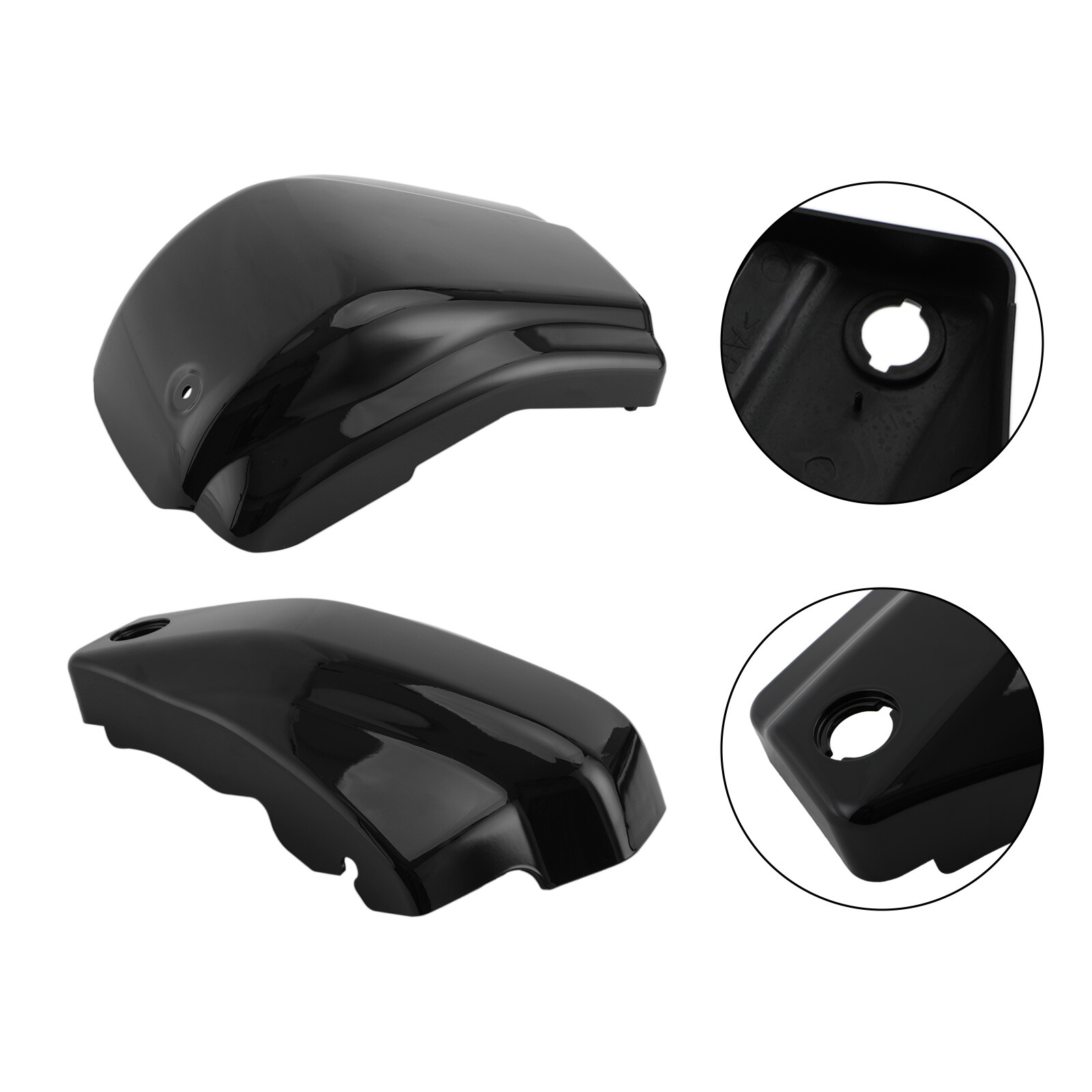 Battery Side Cover fit for Yamaha V-STAR 1100 XVS1100 Classic 1999-2011 BLK UE