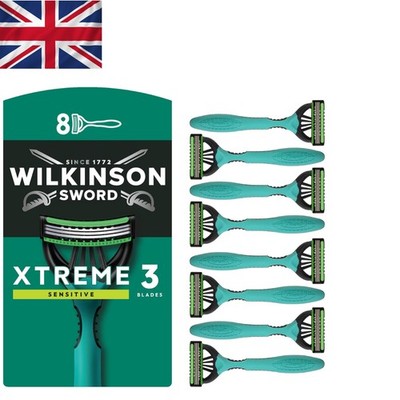 8er Pack Xtreme 3 Herren Einwegrasierer - Flexible Klingen für eine reibungslose Rasur