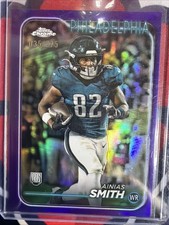 2024 Topps Chrome #286 Ainias Smith RC Purple Refractor /275 - Eagles