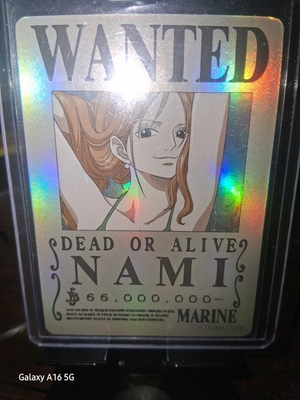 #ad 2 free Cards With PURCHASE Wanted Card Nami $35.00