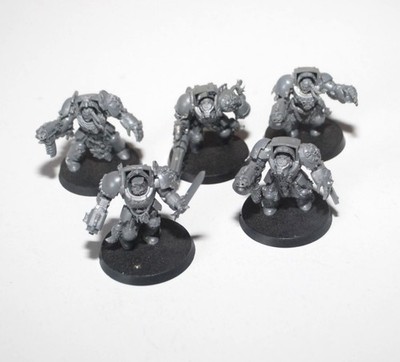 Warhammer 40k - Space Marines - 5x Classic, Space Wolf Terminator Squad #M