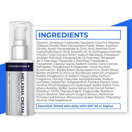 Removedor de manchas oscuras para rostro cuerpo melasma crema removedor de manchas de edad para piel - Imagen 2 de 5